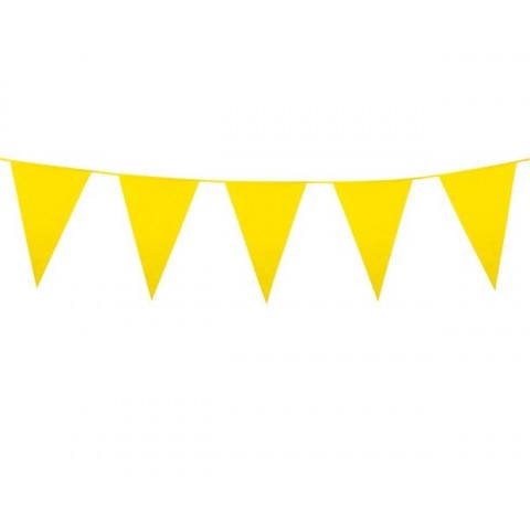 Banderines Color Amarillo 10 Pza