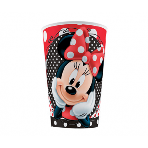 Vaso 9 Oz Minnie Mouse  6 Pza.