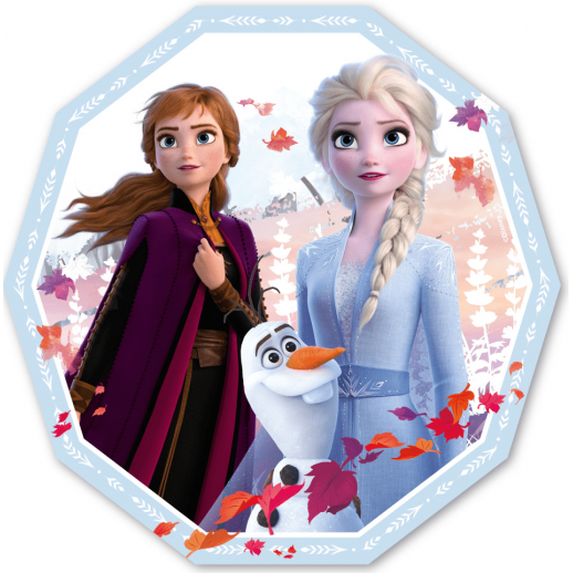 Plato Cuadrado 7"  Frozen 2  6 Pza.