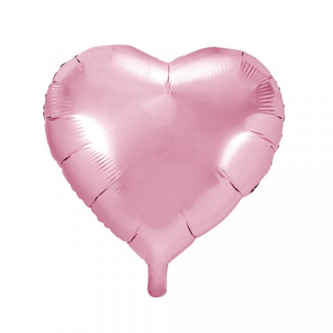 Globo Foil Corazón Rosado