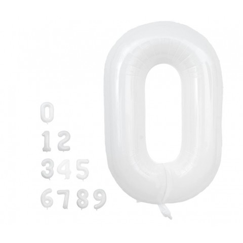 Globo Foil Blanco #32"