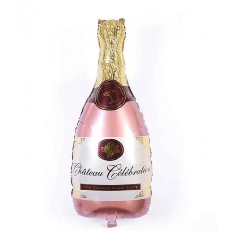 Globo Botella De "Champagne Rosa"