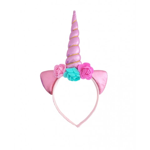 Diadema  Unicornio  Rosas