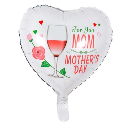 Globo Metalico " For You Mom"