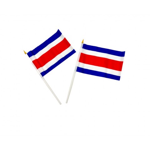Bandera Con Ventosa "Costa Rica" 14 X 21