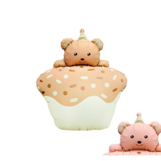 Globo Osito Cupcake
