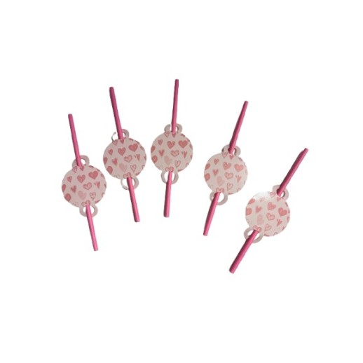 Pajillas Corazón (10Pza)