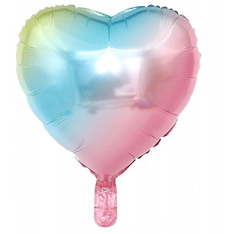 Globo Foil Corazón Multicolor