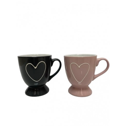 Taza Corazón Estilo Copa