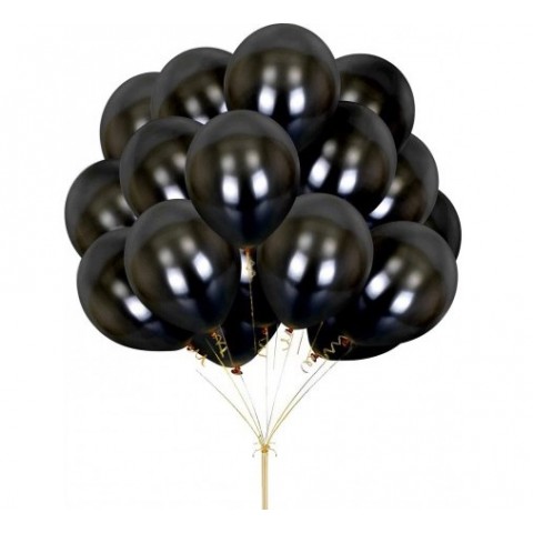 Globos Látex  5"  Negro 50 Pza