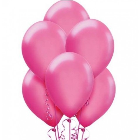 Globos Látex  5"  Fucsia 50 Pza