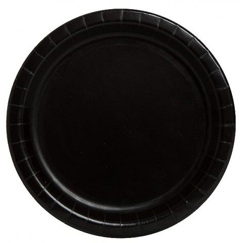 Plato 7"  Negro 8Pza