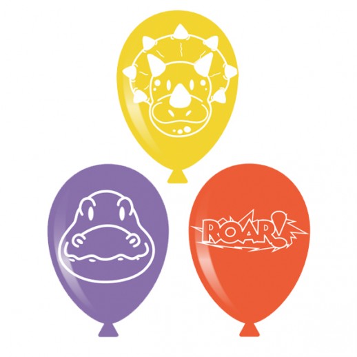 Globos  De  Latex  # 12  Dinosaurio  12 Pza
