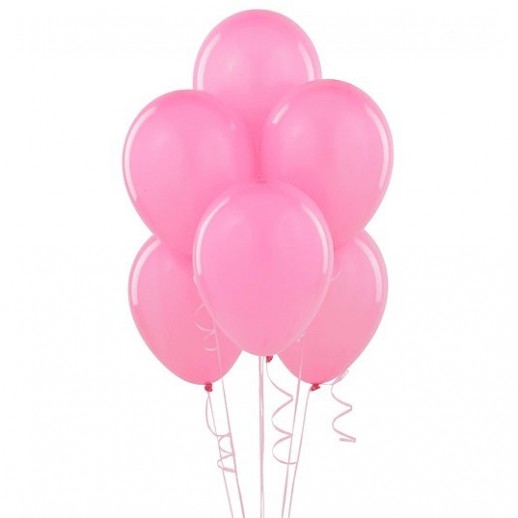 Vejigas De Látex  #12" Rosa   15 Pza