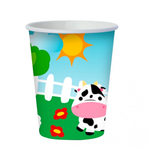 Vaso 9Oz  Granja  10 Pza.