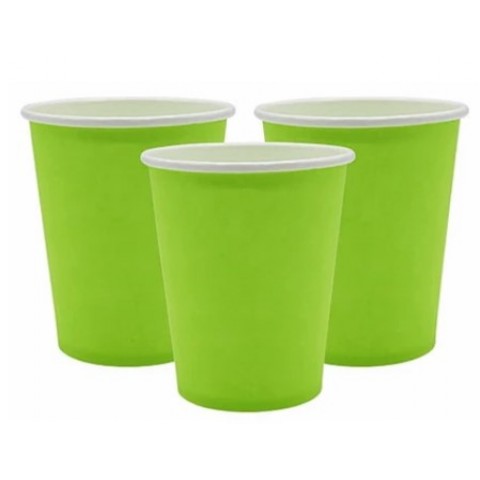 Vaso 9 Oz  Verde 8Pza