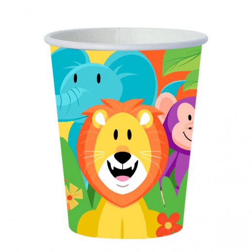 Vaso 9Oz  Jungla  10 Pza.