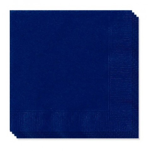 Servilletas  25 X 25 Cms Azul  16 Pza