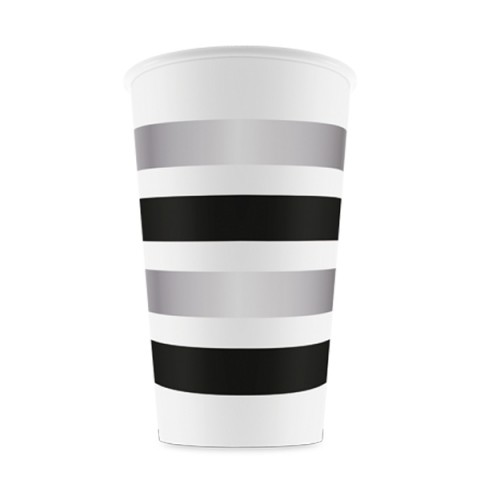 Vaso 9 Oz.  Plateado  8 Pza.