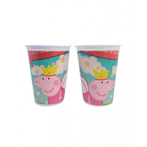 Vaso Peppa Pig  10 Pza