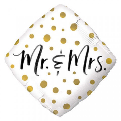 Globo Foil "Mr & Mrs"  #18