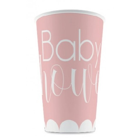 Vaso 9 Oz  Baby Shower Girl  6Pza.