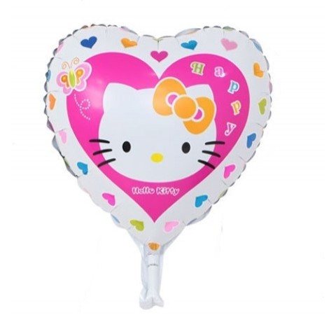Globo Foil " Hello Kitty" Corazón 