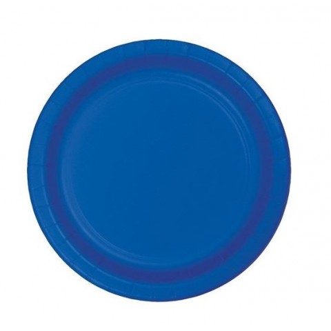 Plato Azul 7" 8 Pza