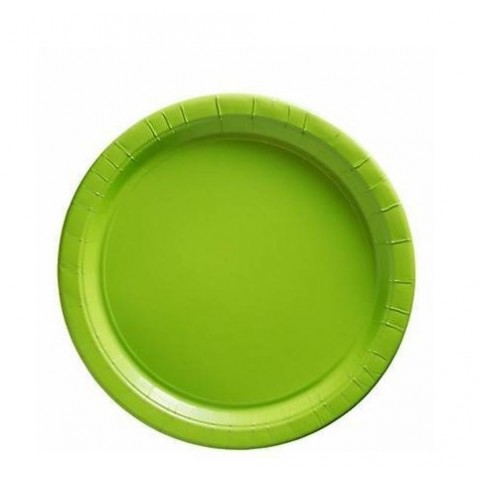 Plato Verde Claro 7" 8 Pza