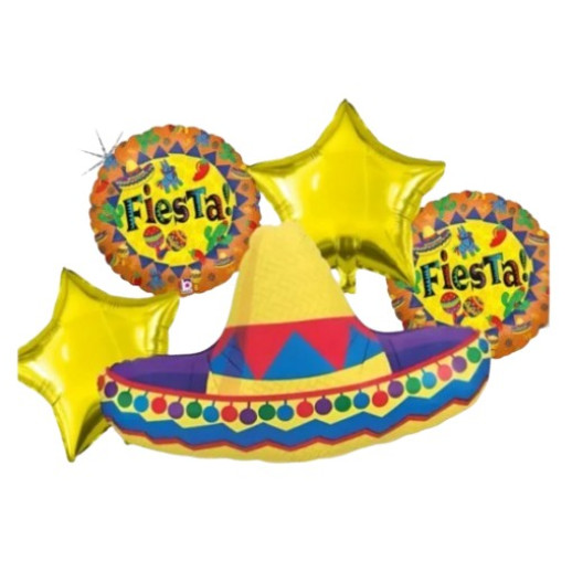 Set Globo Mexicano 5Pza