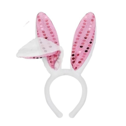 Diadema Conejo Con Lentejuelas 