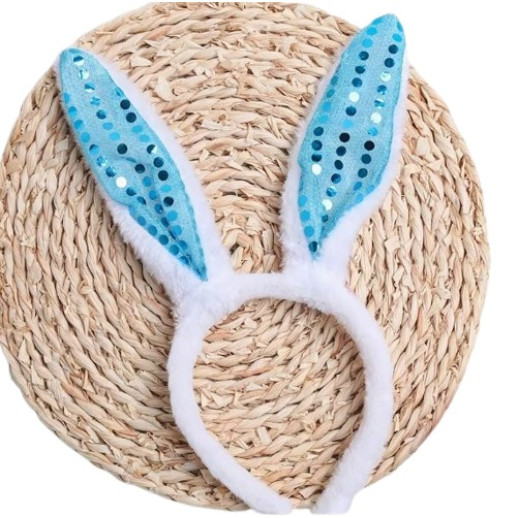 Diadema Conejo Con Lentejuelas 