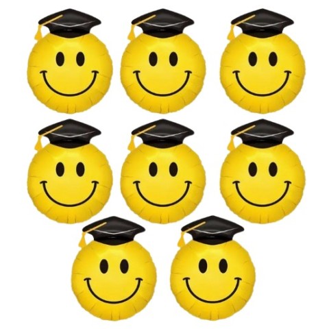 Globos Graduación Carita Feliz