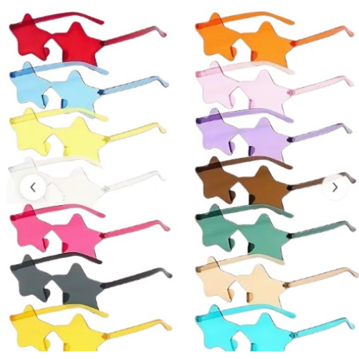 Lentes En Forma De Estrella