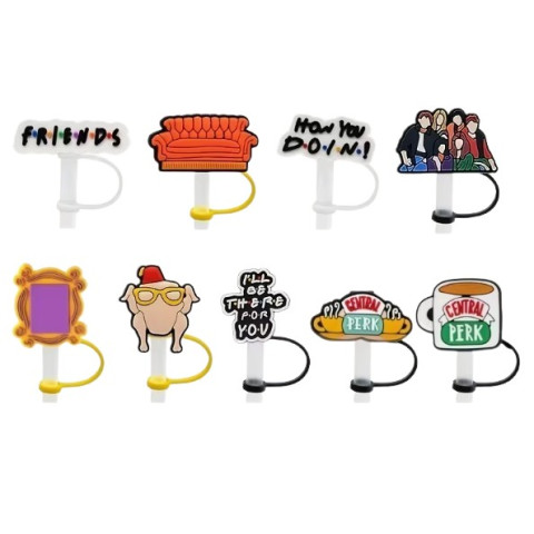 Cubre Pajillas De Temática Friends