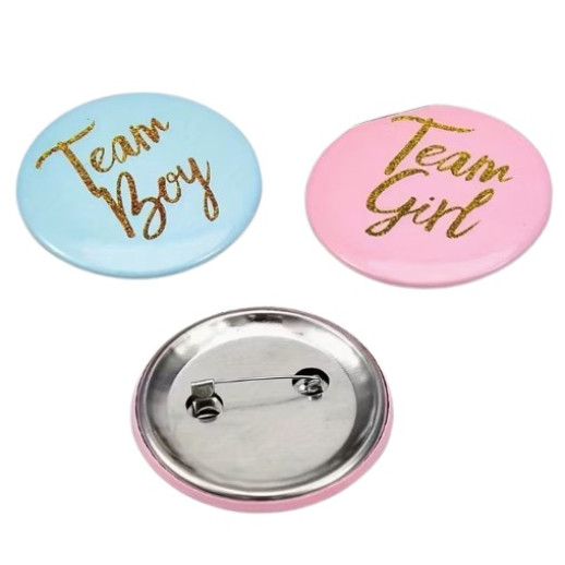 Pines Metálicos Team Boy/ Team Girl