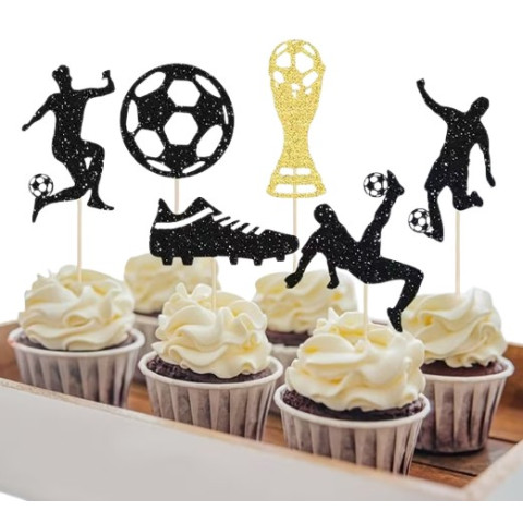 Topper Tematica De Futbol Para cupcake