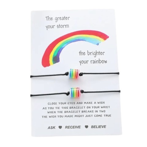 Juego De Brazaletes Arcoiris