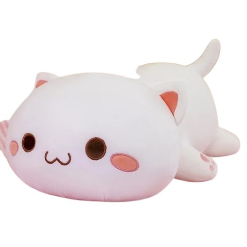 Peluche Gatito Blanco 50Cm