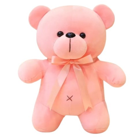 Peluche Osito Color Rosa 30Cm