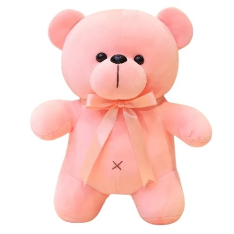 Peluche Osito Color Rosa 30Cm