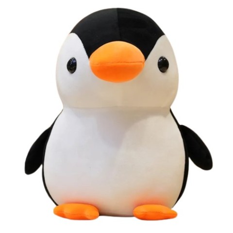 Peluche Pinguino Blanco Y Negro 45Cm