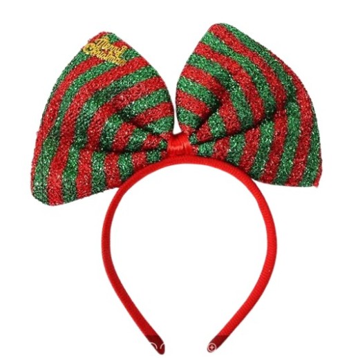 Diadema Navidad Chonga Con Rayas