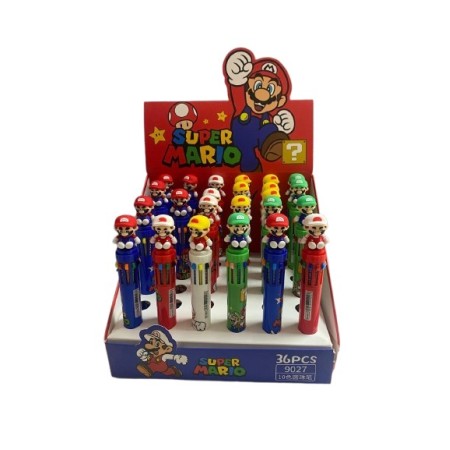 Lapicero Multicolor Mario Bros