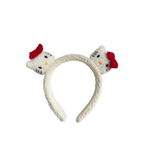 Diadema " Hello Kitty" Blanca