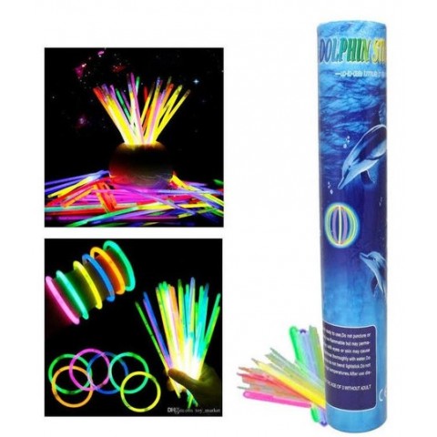 Tubo De Pulseras Neon 50 Pza