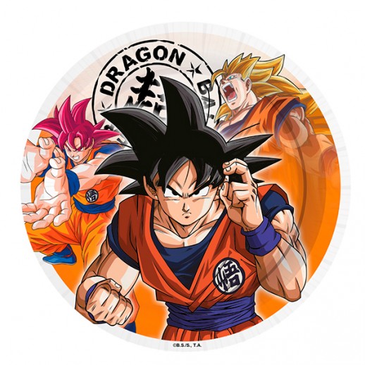 Plato  7"  Dragon  Ball  6 Pza  